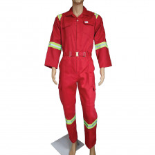 Coverall Twill Cotton with Reflector